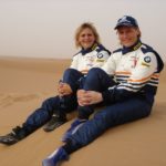 Tina Thörner und Jutta Kleinschmidt bei der UAE Desert Challenge 2006